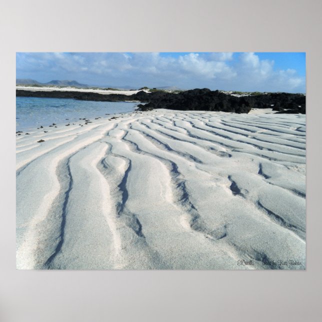 Poster Les lagunes extraordinaires d'El Cotillo, à l'étro (Devant)
