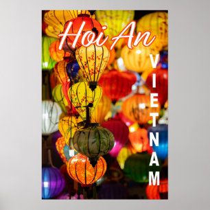 Poster Les lanternes à Hoi An, Vietnam