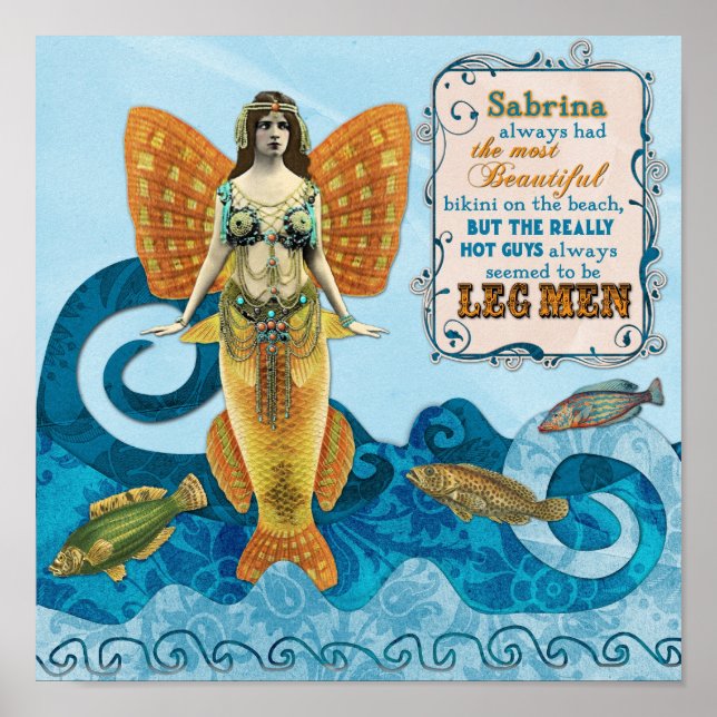 Poster Les larmes d'une sirène (Devant)