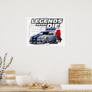 POSTER LES LÉGENDES DE SKYLINE NE MEURTENT JAMAIS !