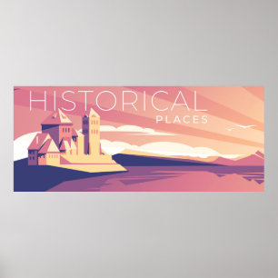 Poster Les lieux historiques