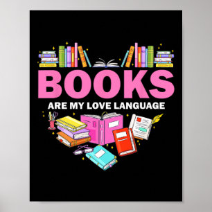 Poster Les Livres Sont Mon Amour Langue Lecture Louvain B