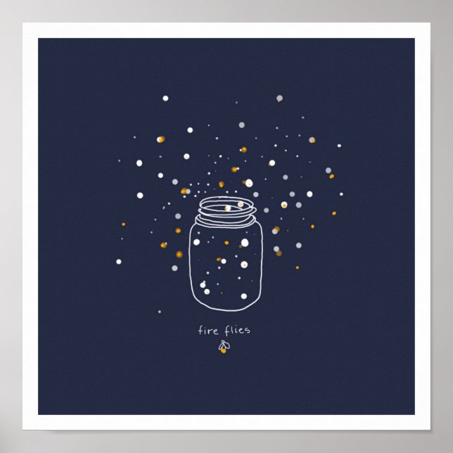 Poster Les lucioles (Devant)