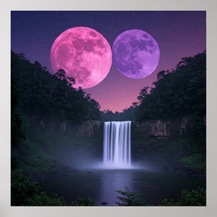 Poster Les Lunes De Nuit