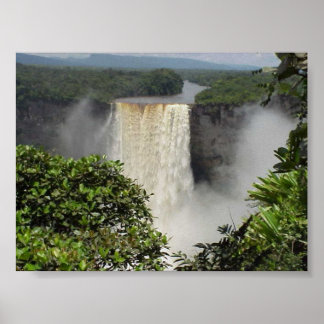 Poster Les magnifiques chutes de Kaieteur