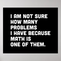 Les mathématiques sont un problème