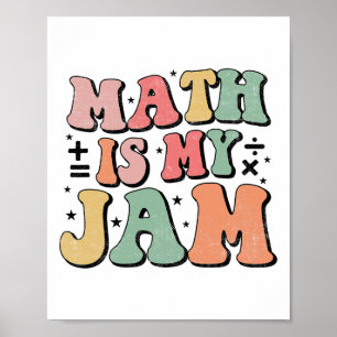 Poster Les maths funky sont mon truc, premier jour d'écol