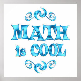 Poster Les maths sont Cool