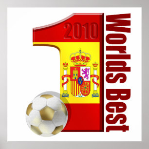 Poster Les meilleurs champions du monde de NO1 Espagne du