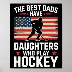 Poster Les meilleurs papas ont des filles qui jouent au h