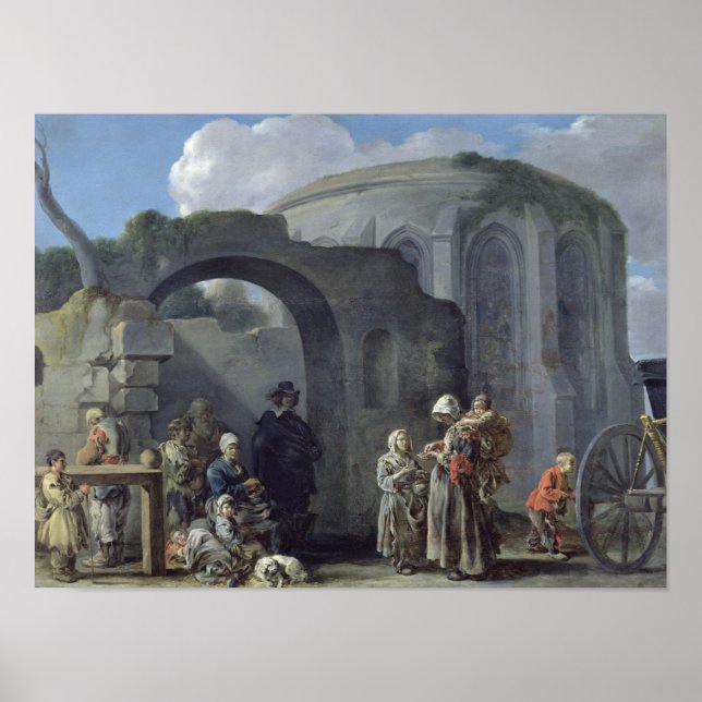 Poster Les mendiants (Devant)