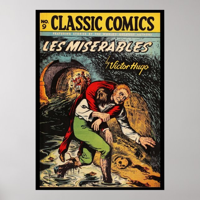 Poster Les Miserables Victor Hugo Couverture de la bande  (Devant)