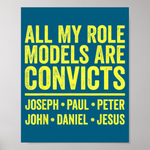Poster Les modèles sont des condamnés joseph paul pierre