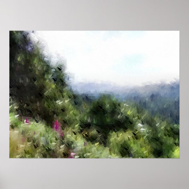 POSTER LES MONTAGNES (Devant)