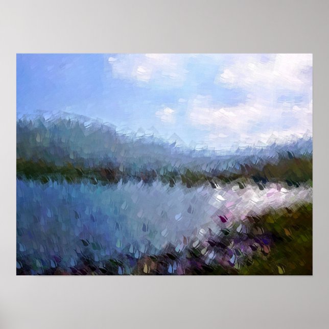 POSTER LES MONTAGNES (Devant)