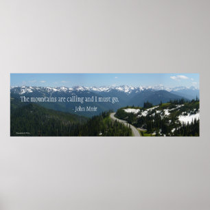 Poster Les montagnes appellent