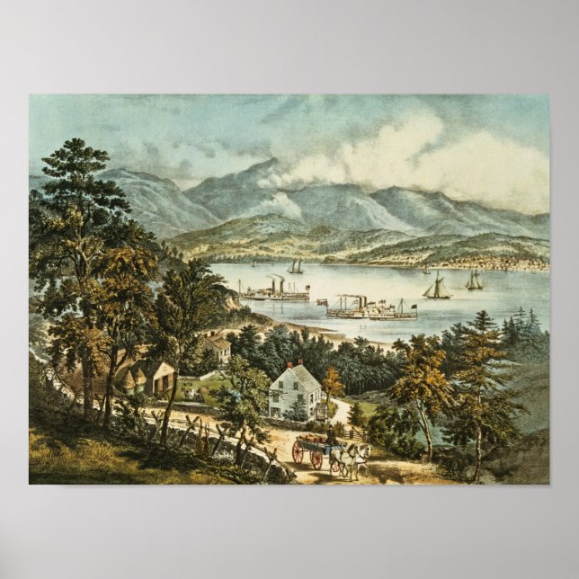 Poster Les montagnes Catskill (Devant)