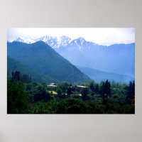 Les montagnes des Andes au Chili