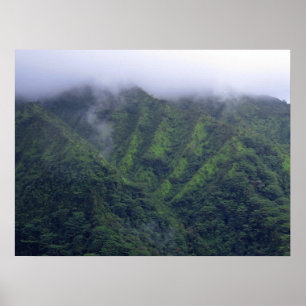 Poster Les monts Koolau