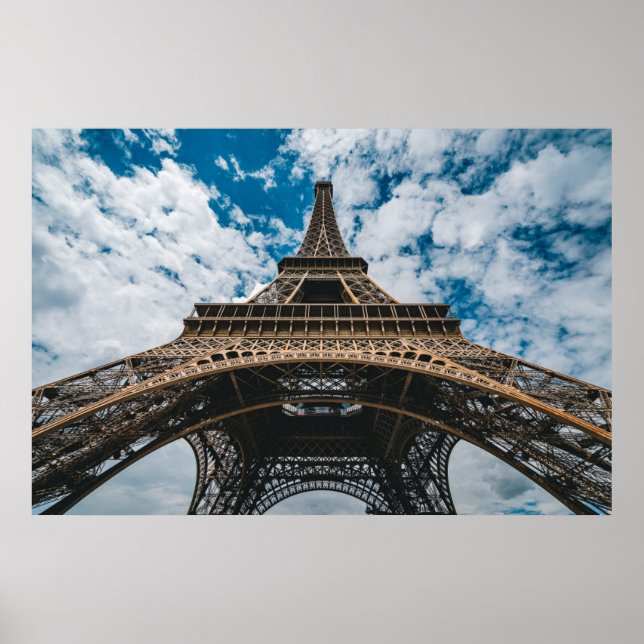 Poster Les monuments | Regard sur la Tour Eiffel (Devant)