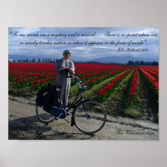 Poster Les mots sont une merveille—citation d'écriture vi (Devant)