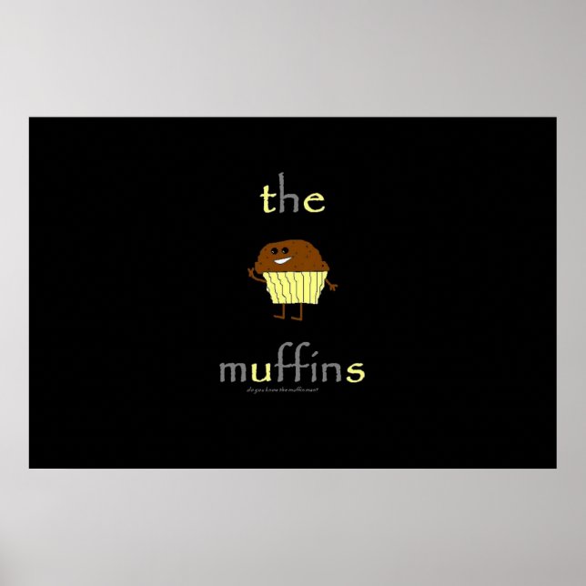 Poster Les muffins (Devant)