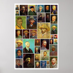 Poster Les multiples visages de Vincent Van Gogh