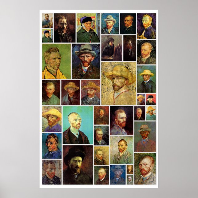 Poster Les Nombreux Visages De Vincent Van Gogh (Devant)