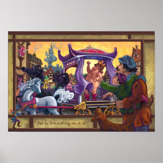 Poster Les nouveaux vêtements de l'empereur (Devant)