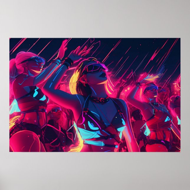 Poster Les nuits de la ville rave (Devant)