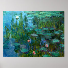 Poster Les nymphéas de Claude Monet