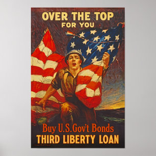 Poster Les obligations de guerre des États-Unis Prêt de l