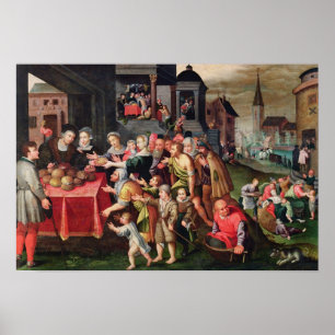 Poster Les oeuvres de la miséricorde