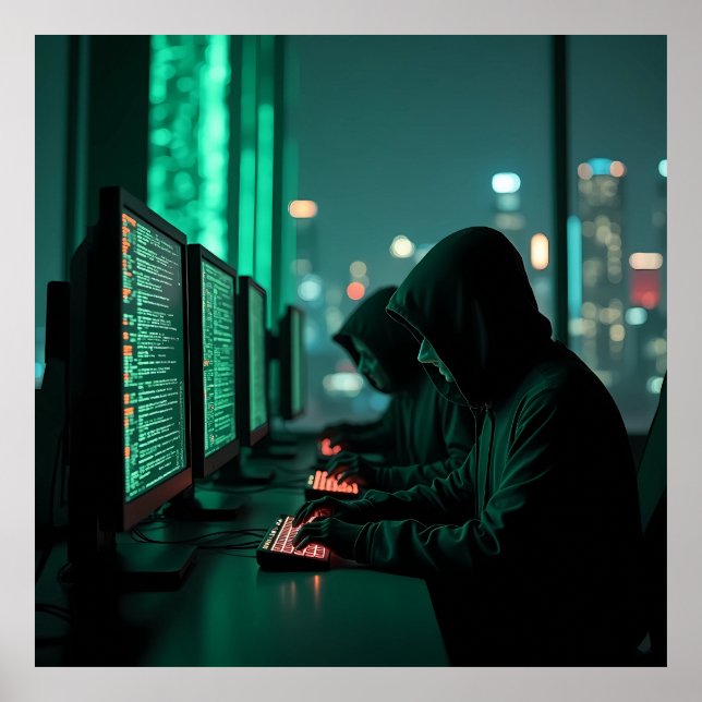 Poster Les ombres du monde numérique sous-jacent IA (Devant)