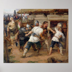Poster Les païens tuèrent les premiers chrétiens