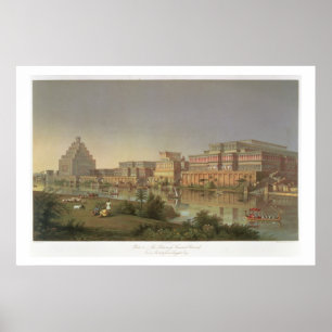 Poster Les palais de Nimrud restaurés, une reconstruction