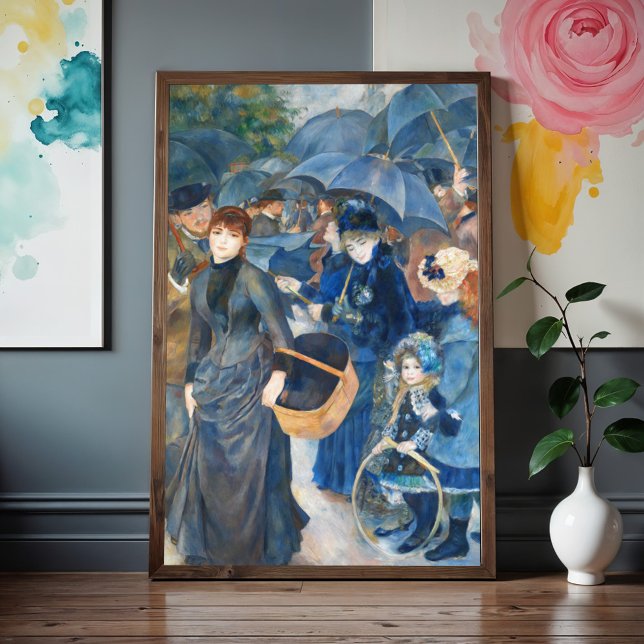 Poster Les parapluies, Pierre Auguste Renoir Art (Créateur téléchargé)
