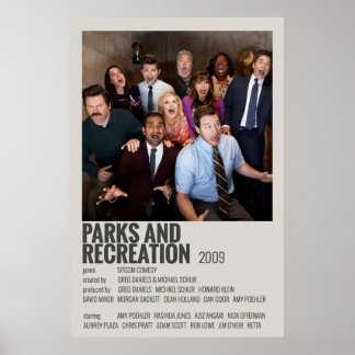 Poster Les Parcs Et Les Loisirs Minimalistes
