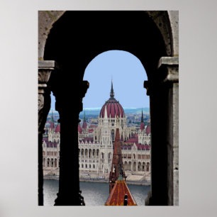 Poster Les parlements hongrois "dans le cadre" !