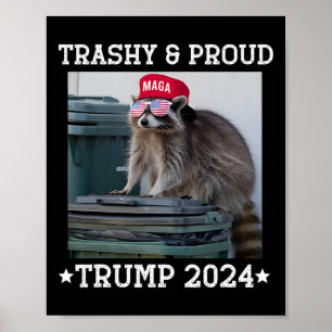 Poster Les partisans de Trump détruisent Joe Biden avec d