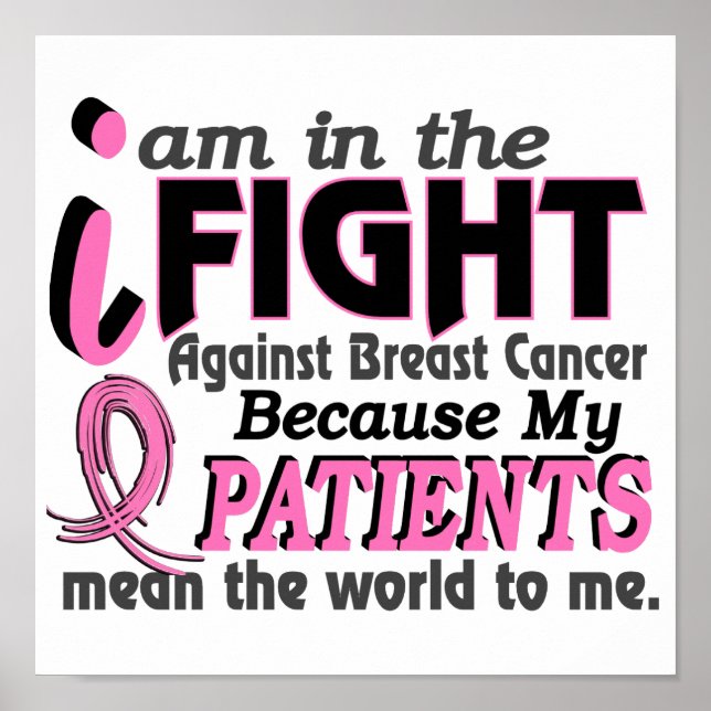 Poster Les Patients Signifient Un Monde Pour Moi Cancer D (Devant)