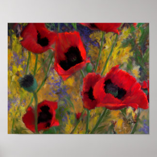 Poster Les pavots d'Alicia