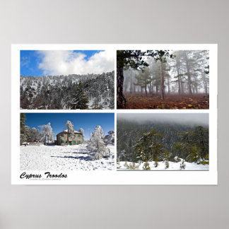 Poster Les paysages du Troodos