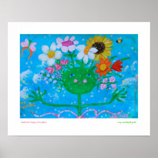 Poster Les pensées heureuses de Saphire