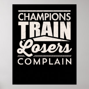 Poster Les perdants de train de champions se plaignent de