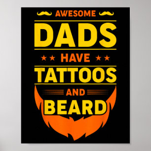 Poster Les Pères Magnifiques Ont Des Tatouages Et De La B