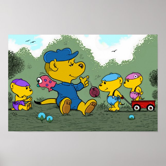 Poster Les petits cousins de Ferald (Devant)