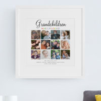 Les petits-enfants font la vie grand | Collage de