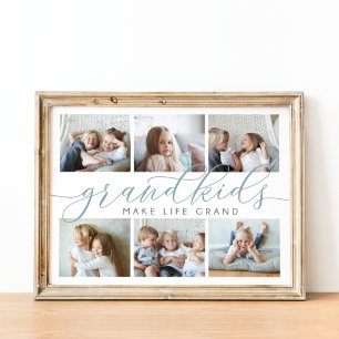 Poster Les petits font la vie grand   Collage de photos