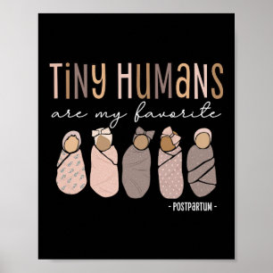 Poster Les Petits Humains Sont Ma Maternité Postpartum Pr